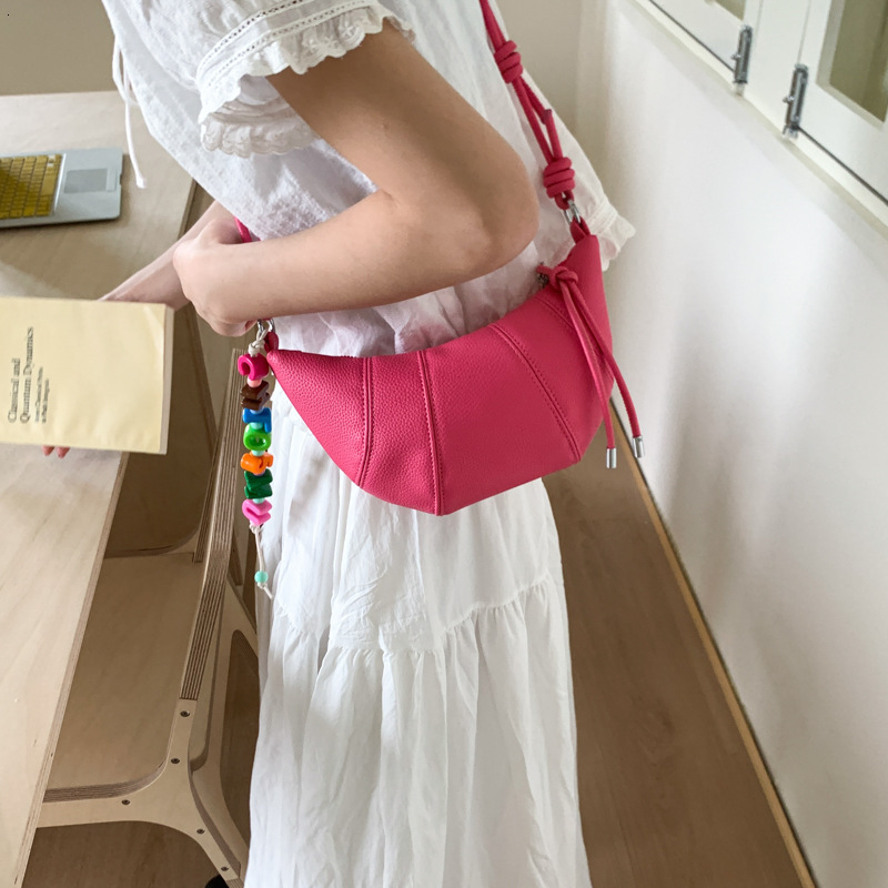 designer Summer Trend Versatile Dumpling Bag for Women 2025 New Fashion Single Shoulder Underarm Bag Simple Casual Commuter Crossbod