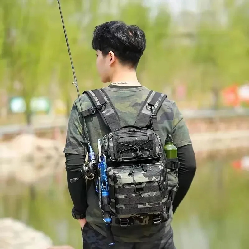Fishing Backpacks Tactical Travel Backpack Bag Sling Outdoor Hiking Camping Hunting Backpack 250605