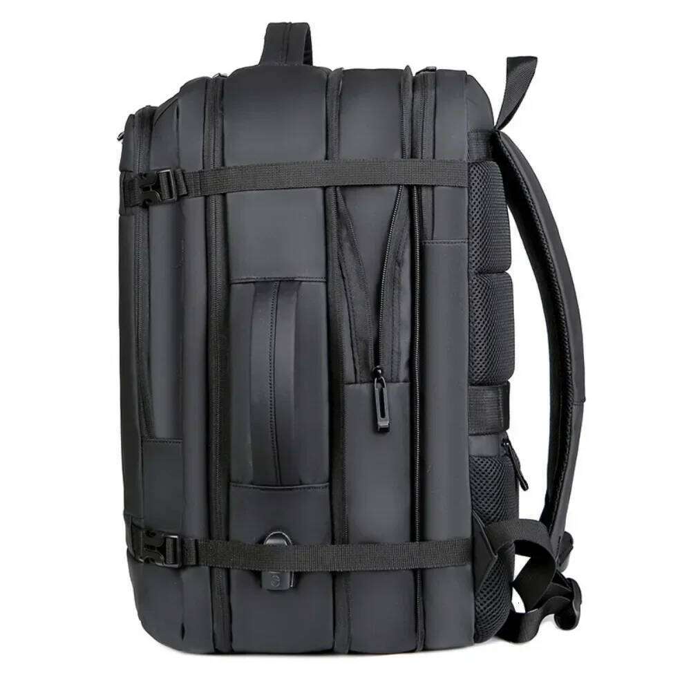 40Lexpandable USB Travel Backpack, Flight Approved Carry On Bags For Airplanes,Water Resistant Durable 17-Inch Backpack Men
