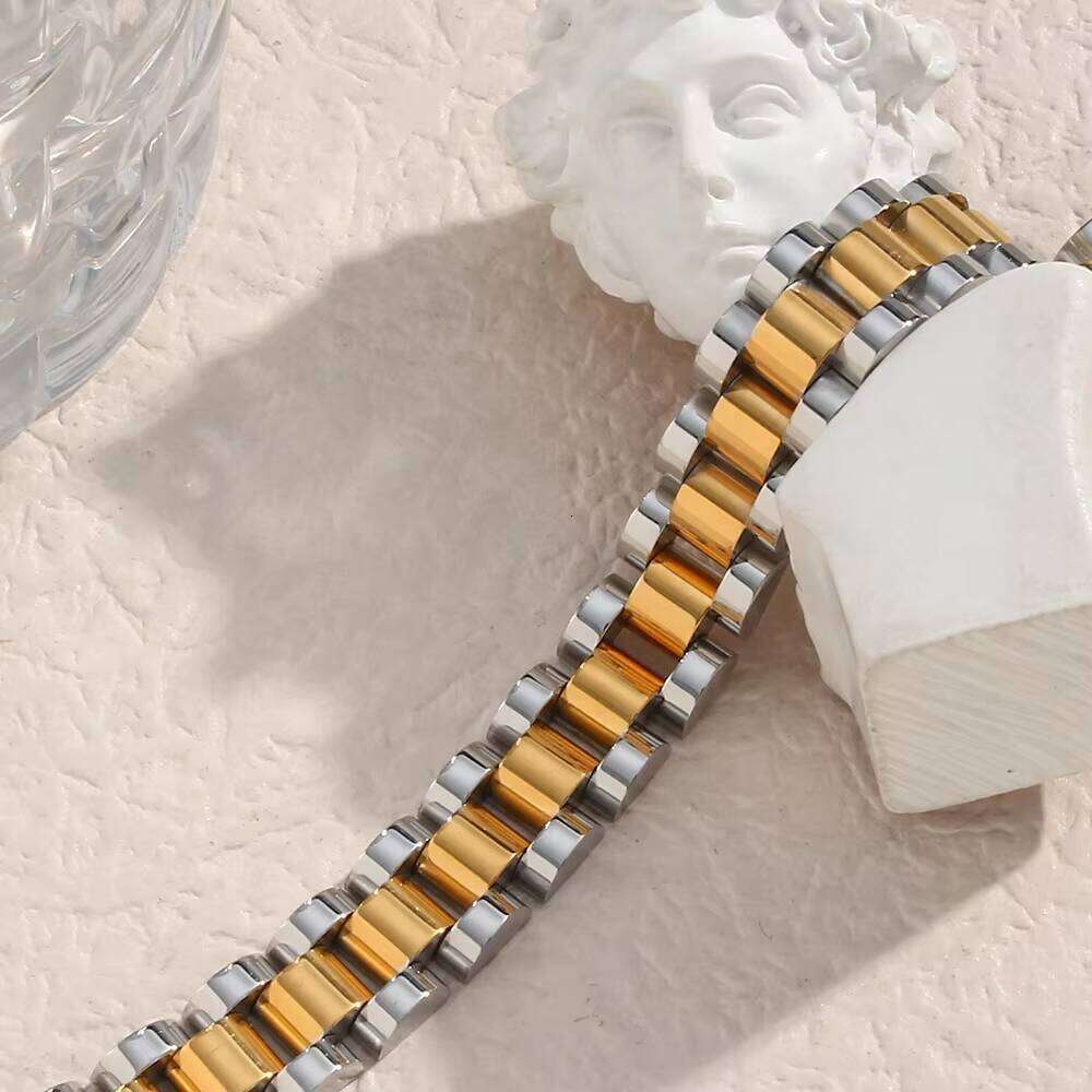 Dreamshow Waterproof Watch Strap Gold-Plated Stainless Steel Titanium Matte & Bracelet