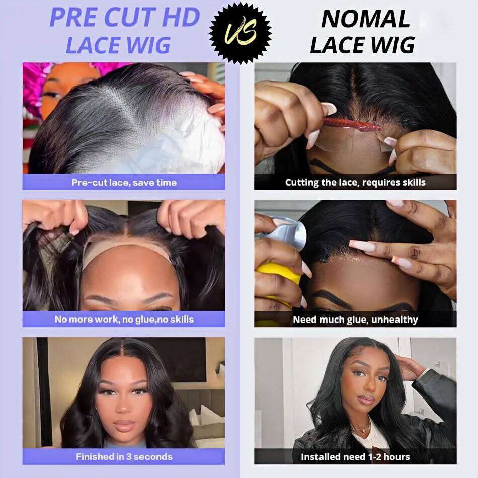 NAMM Body wave Glueless Human Hair Ready To Wear 5x5 Frontal 4x4 Brazilian Closure Wig For Women Lace Front Wigs