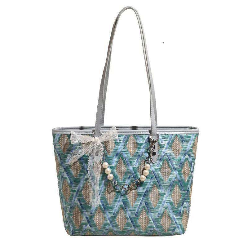 New With Fresh Bohemian Style, Women's Shoulder Tote Bag, Large Capacity Casual Shopping Bag