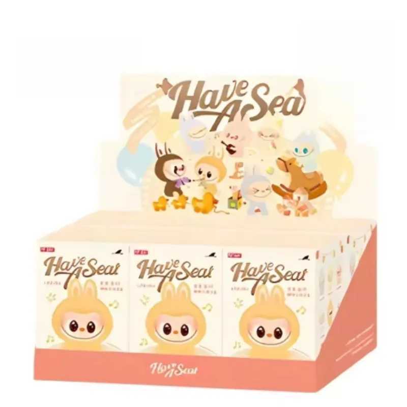 New Macaron 2nd Generation Labu Sitting ParTY Vinyl Plush Blind Box Pendant End Box Batch Z250607