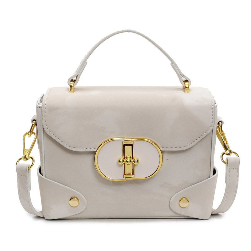 Free Shipping Designer Bag Korean Style Fashionable Contrasting Color Square Bag High-end Handbag Small Fragrance New Style Versatile Women's Cro