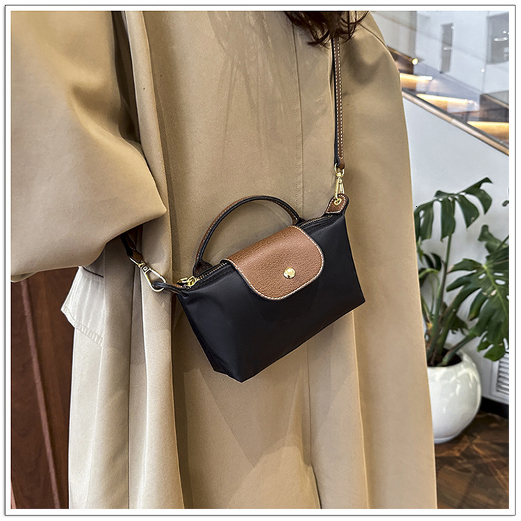 Free Shipping 2025 New Designer Bag Luxury Wallet Retro Fashion Multifunctional Cross-border Women's Shoulder Bag, High-end Nylon Dumpling Bag