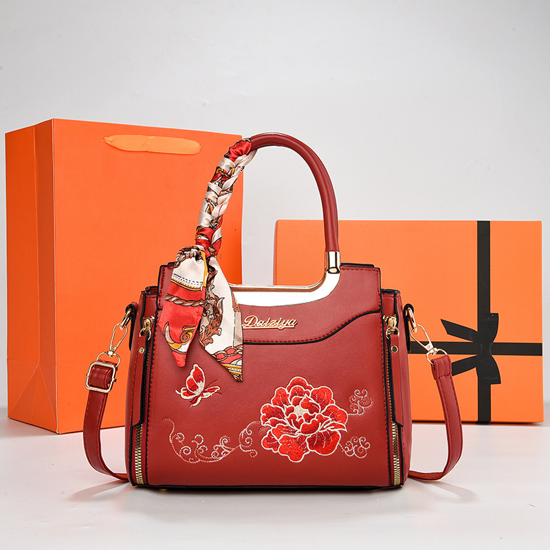 Free Shipping 2025 New Designer Bag Luxury Wallet Cross-border Chinese Women's Handbag Elegant Shoulder Bag High-quality Large Capacity Commuting