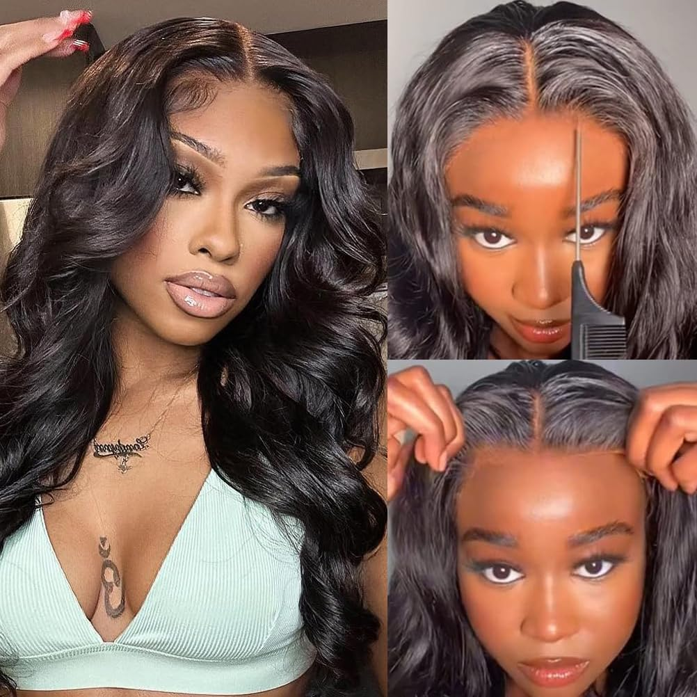 Body Wave Wear And Go 100% Human Hair Wig Pre Plucked Ready To Wear For Women Precut 4x4 5x5 9x6 13x4 Transparent Lace Front Wigs