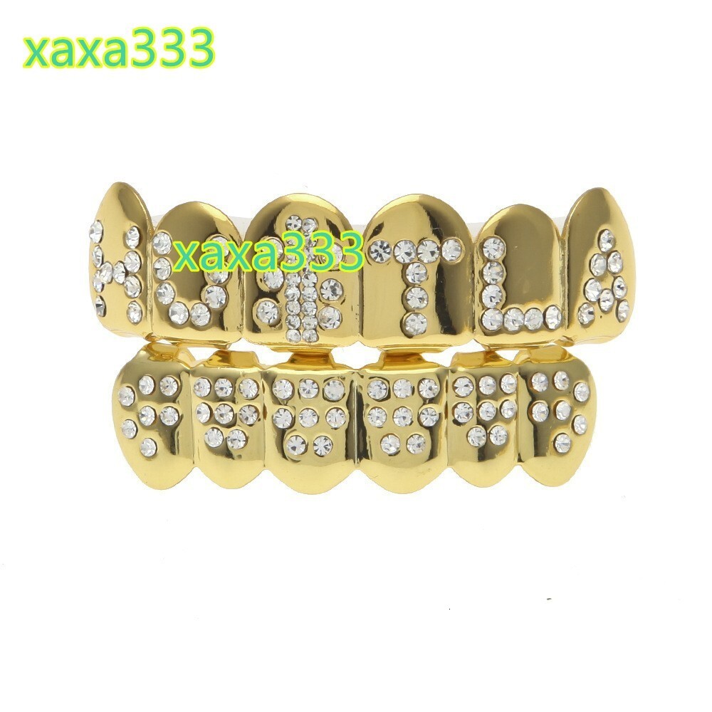 Hip Hop Punk Style Fashion Body Jewelry Diamond Plating Rap Braces Teeth Grills On-Trend Accessories
