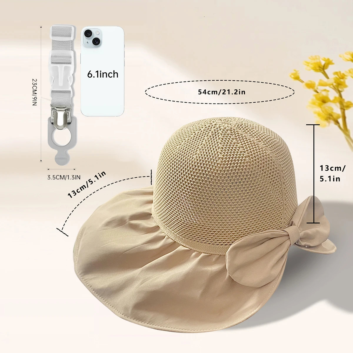 Summer Womens Sun Hat Anti-Ultraviolet Empty-Top Sunscreen Sun Hat Cover Face Fisherman Hat Free Hat Clip Buckle Storage 250606