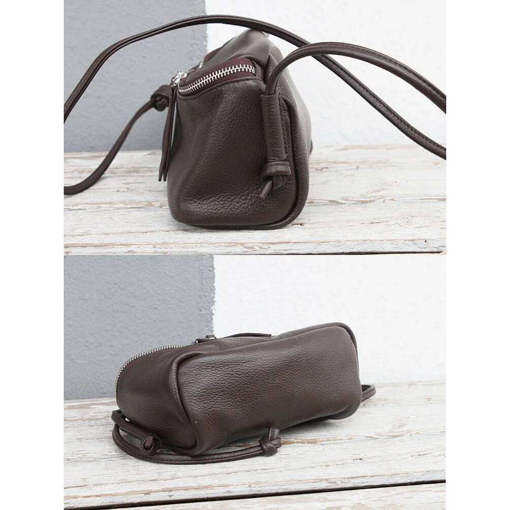 Real Leather Mini Square Women Fashion Lightweight Crossbody Thin Strap Samll Handbag Everyday Purse Shoulder Bag