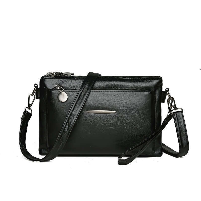 Women's 2025 New Multi-layer Coin Purse Phone Trendy Fashion Simple Soft Leather Shoulder Crossbody Bag