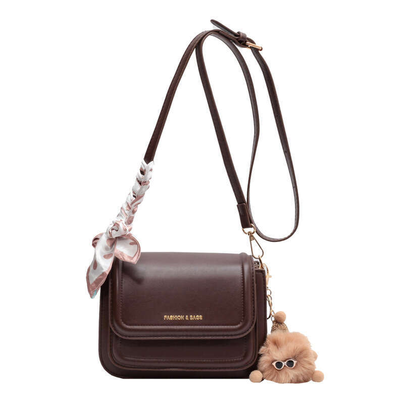 Spring Summer New Simple Solid Color Textured Trendy Crossbody Multi-layer Niche Women's Versatile Shoulder Bag