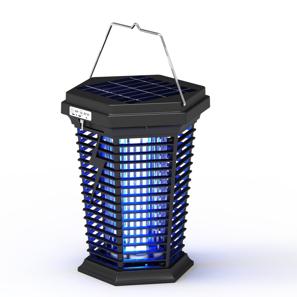 Mosquito killer + lighting Solar mosquito killer lamp USB charging mosquito killer Mosquito catcher Battery camping lamp