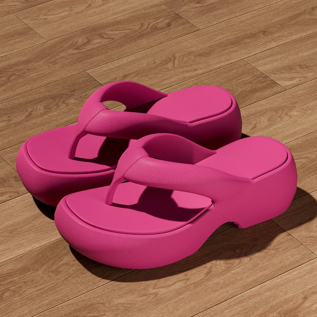 EVA Women Flip-flops Increase Non-slip Platform Slippers Fashion Comfortable Outdoor Slippers 250605