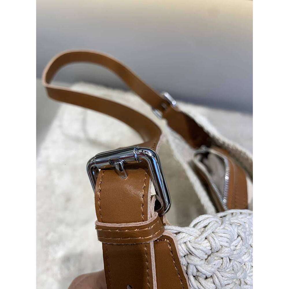 Women s New Color Block Cowhide Woven Large Capacity Tote Single Shoulder Underarm Mother Daughter Crossbody Bag