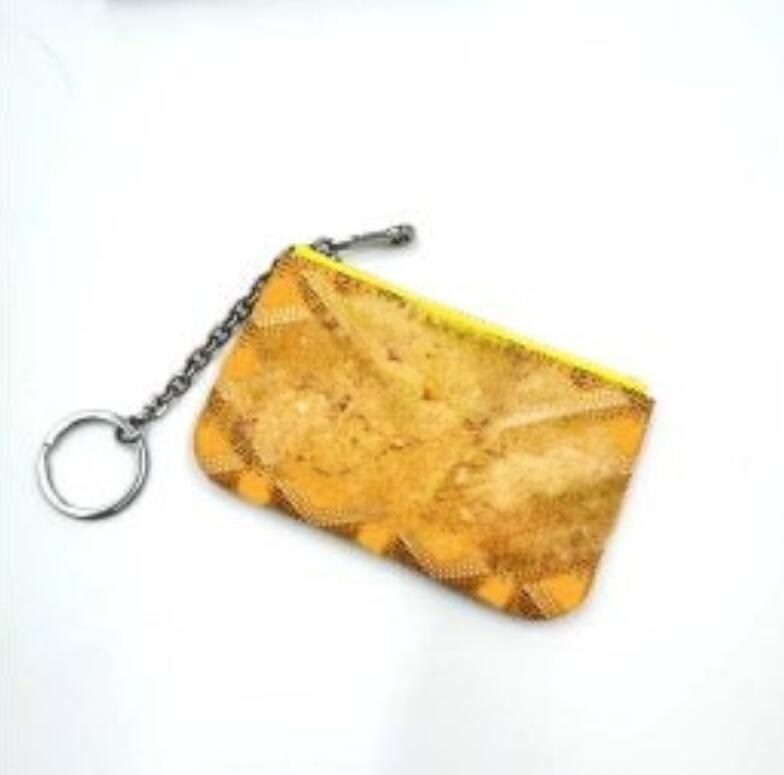 Luxury Keychain designer Keychain purse men women wallets key senat nano bag waterproof canvas coin pouch wallet on chain pocket organizer very good