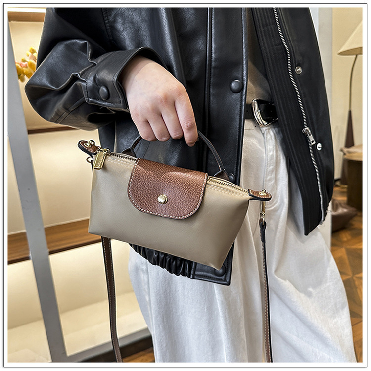 Free Shipping 2025 New Designer Bag Luxury Wallet Retro Fashion Multifunctional Cross-border Women's Shoulder Bag, High-end Nylon Dumpling Bag