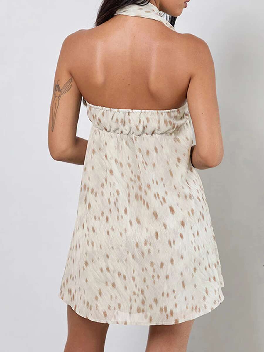 Elegant Floral Print Off-shoulder Dress with Ruffled Hemline and Matching Belt for Womens Summer Fashion