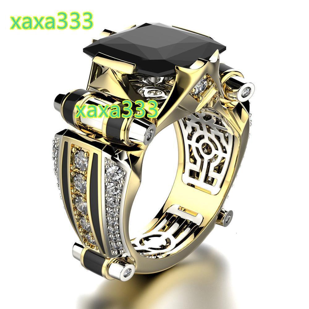 Fashion jewelry factory wholesale price KYRA0891 moissanite diamond ring platinum 18K gold trend 3A men'