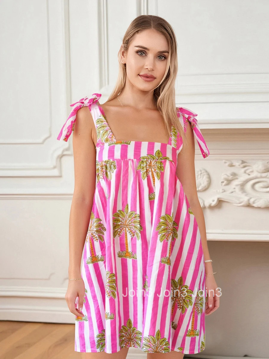 Womens Boho Floral Print Spaghetti Strap Maxi Dress with Ruffle Hem for Summer Vacation Beach Party Casual Wear