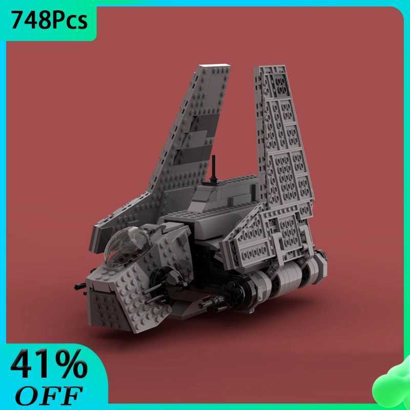 NEW Nu class Attack Shuttle Republic Version MOC Building Blocks Model SpaceShip Battle Bricks Toys Kids Gifts Z250607