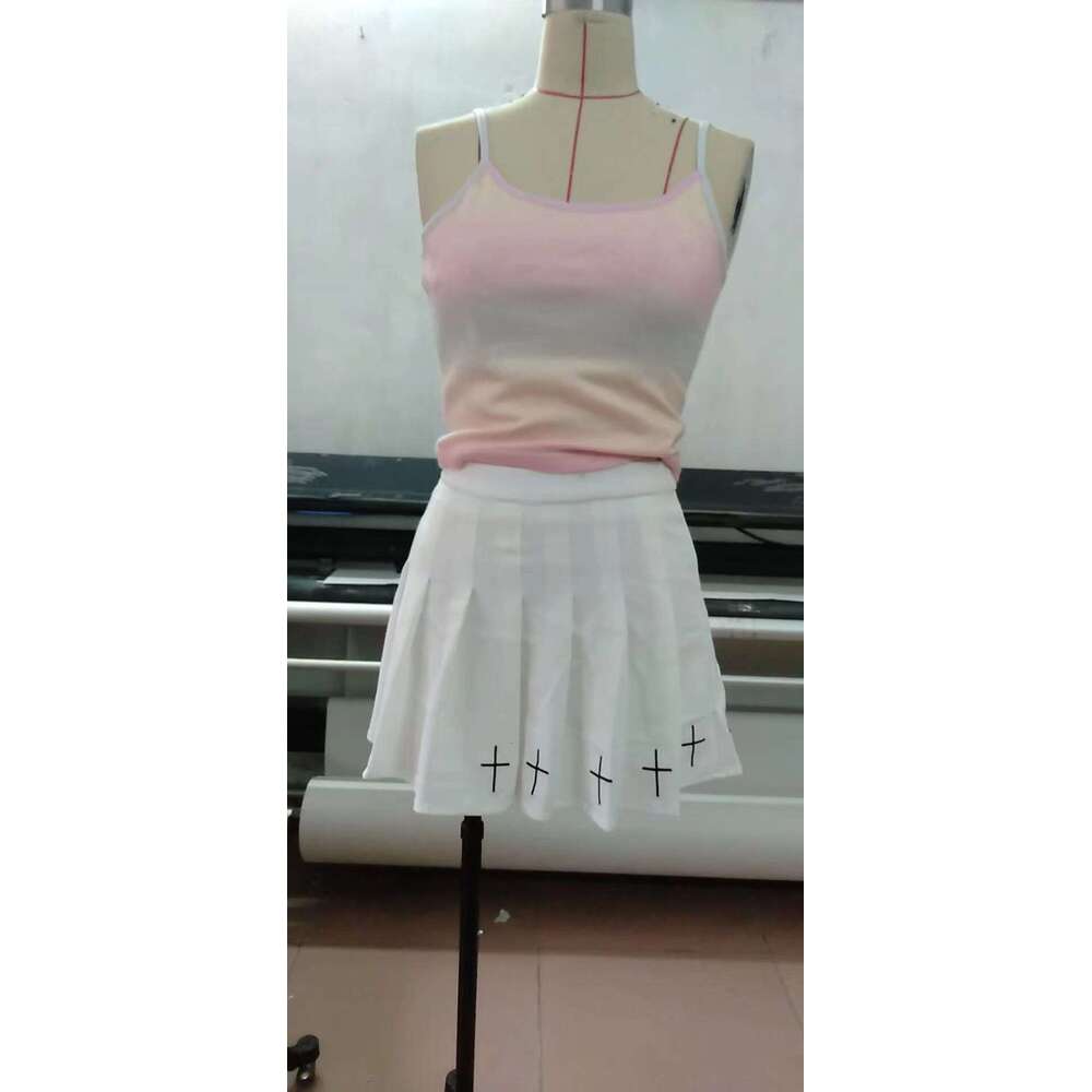 Selling Spring Summer Cross Zipper Pleated Women's Hot Style Skirt 2025 New Casual Fashion Trendy Clothing