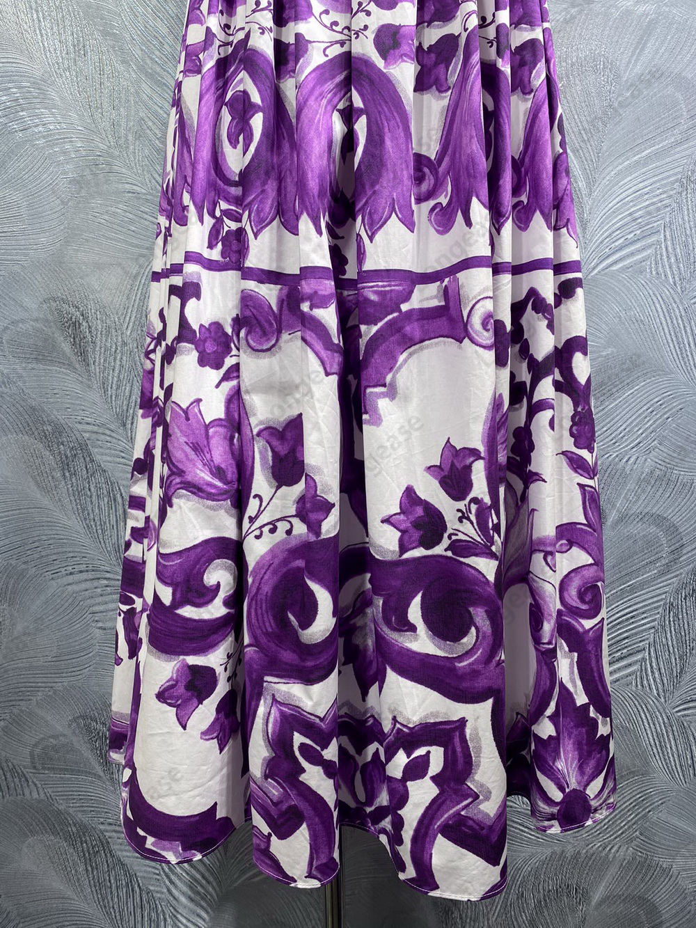 Vaction party birthday cotton floral printed gathered waist sleeveless long dress womens designer clothing dresses for woman C260312