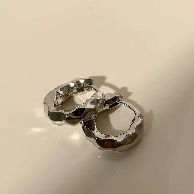 Discount New Design Gold Simple Earrings Jewelry for Girl Wholesales N240950