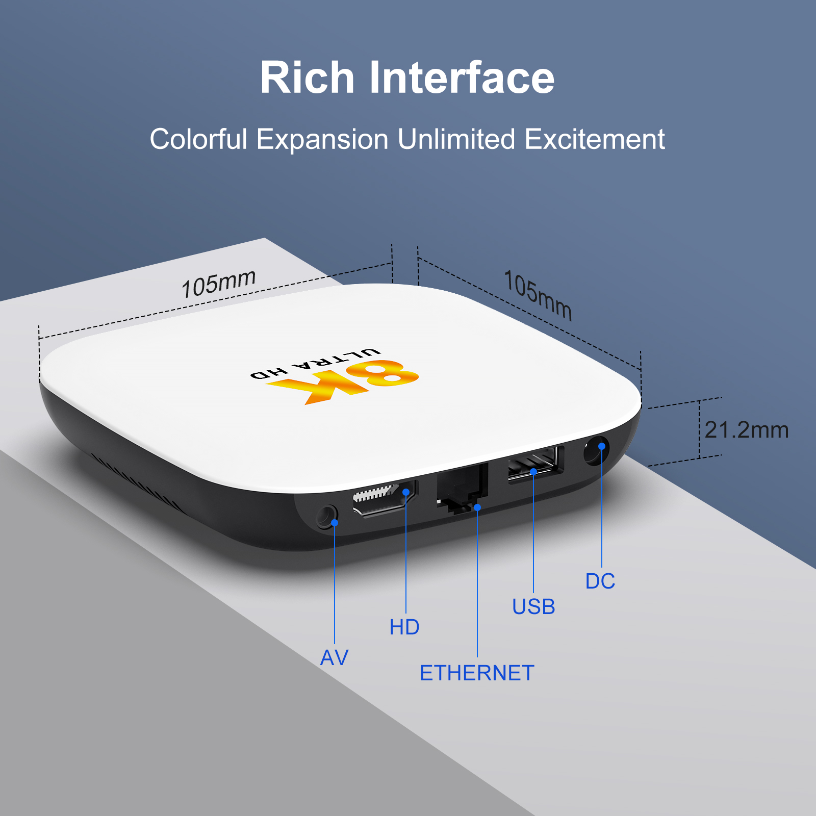 TV Box H96 MAX M2 PLUS Android 14.0 RK3528 Wifi6 BT5.4 8K Voice Remote Google Assistant Media Player Android Smart Set Top Box