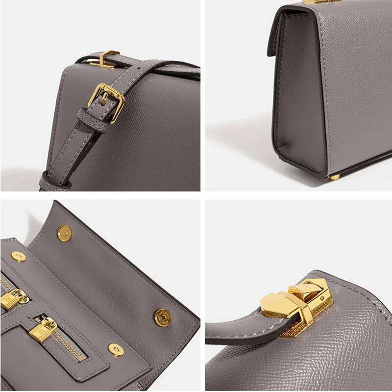 2025 Fashion Elegant Shoulder PU Leather Small Square High Quality Top Handle Bag Bags For Woman