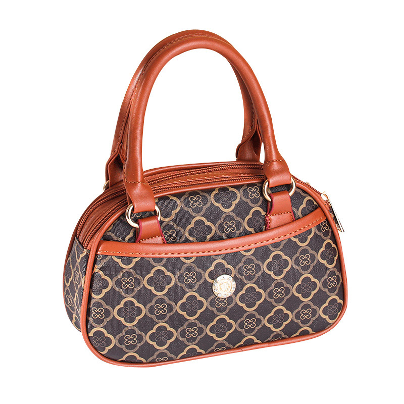 Luxury Brand Designer Bag Middle-Aged Women's Bag 2023 Spring Summer New Fashion Handbag Women's Small Bag Mom's Handheld Grocery Coin 