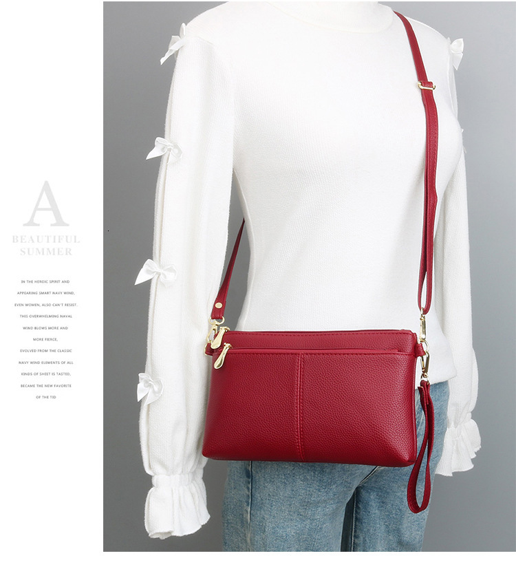 Free Shipping 2025 New Designer Bag Luxury Elegant Wallet Simple Zipper Leather Small Square Bag Fashionable Handbag High-quality Women's Shoulde