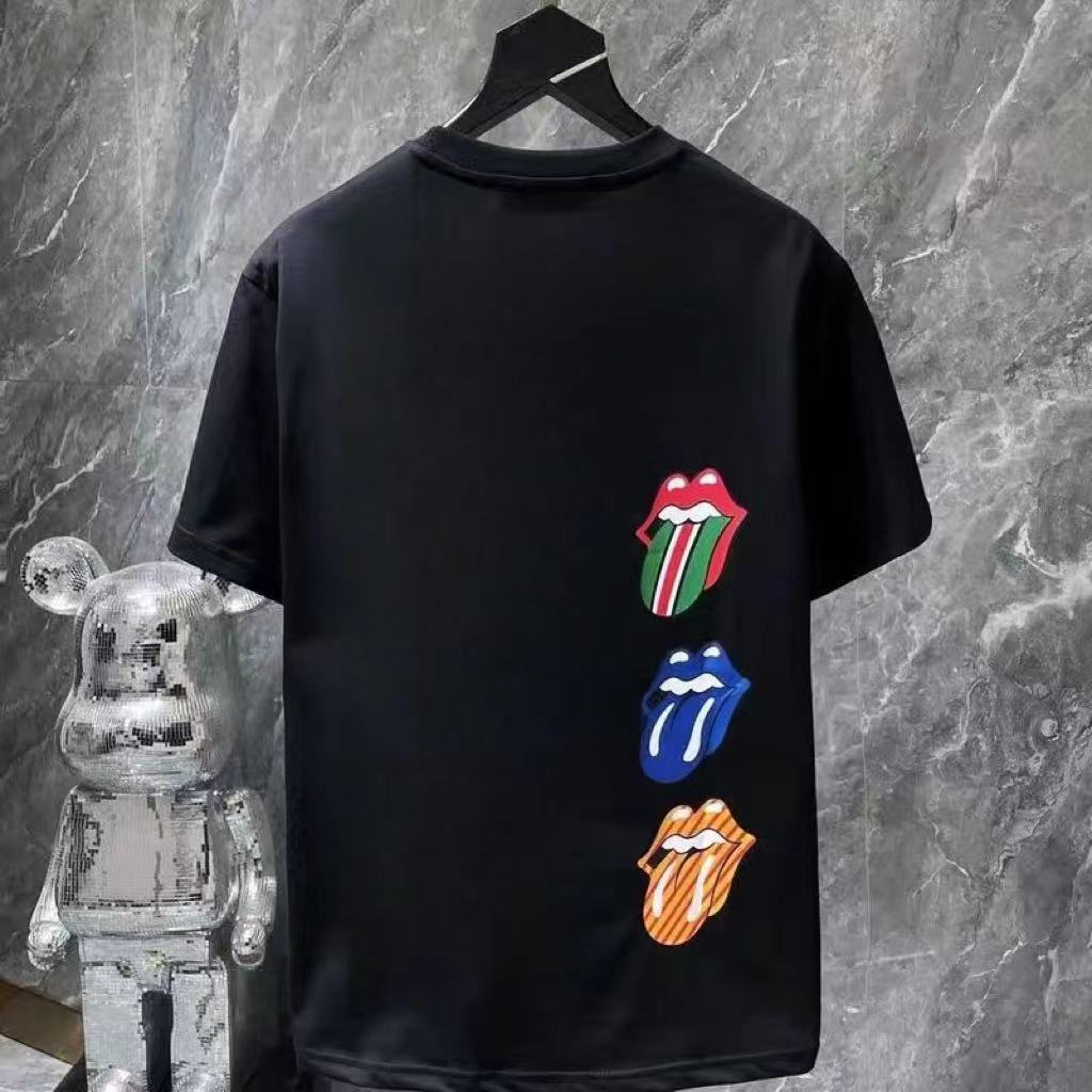 T shirt designer mens t shirts summer Men Women Letter Printed Tee shirts Fashion Summer cotton Tops High Street Styles Breathable cotton shirts Size S-XL