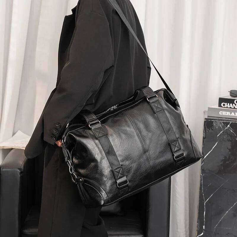 Business Travel Totes Crossbody Shoulder Bag Men Top-Handle Laptop Handbag Messenger Bags Multifunction Male Briefcase