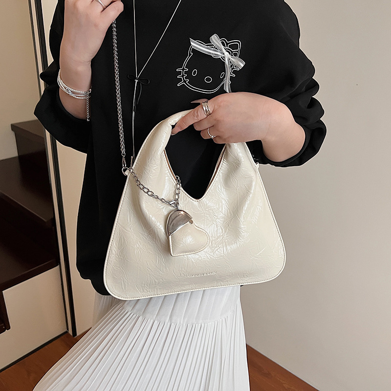 designer Niche Design Triangle Bag Handbag for Women High-end Fashion Chain Bag Single Shoulder Crossbody Underarm Bag Tote Bag Trendy