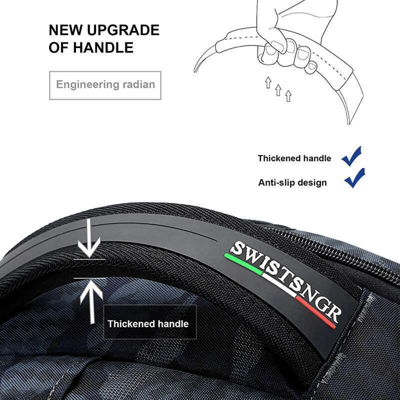 2024 New Waterproof Man Fit 17Inch Laptop USB Charging Backpack Women Oxford Travel Male Vintage School Bag Mochila