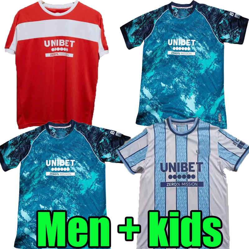 Middlesbrough Football Shirt 24 25 Home Away Third 2024 2025 Tavernier Payero Howson Mcnair Bola Birmingham Soccer Jerseys Uniforms Mens Kids Kits