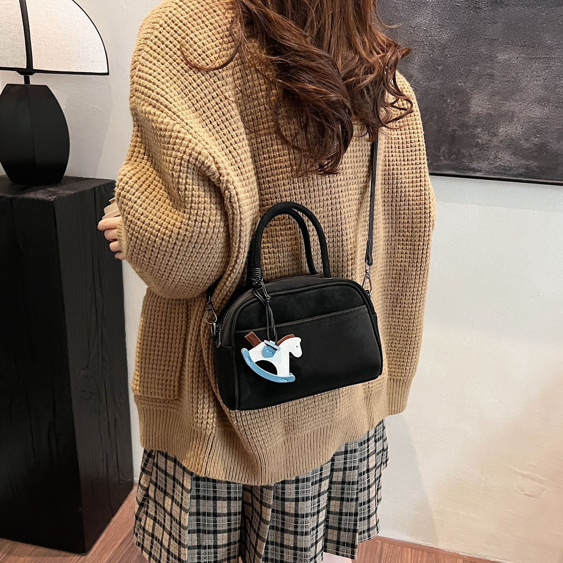 designer Korean Style INS Fashion Handbag Small Square Bag for Women 2025 Summer New Simple Versatile Shoulder Bag Casual Crossbody Bag