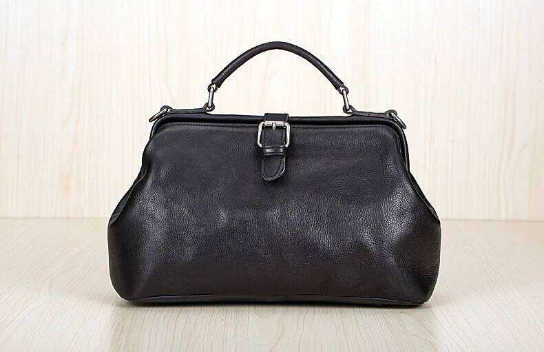 Newsbirds Leather Handbags Women Bags Designer 100% Genuine Leather Men Women Handbag For Travel Anti Theft Shoulder Bags