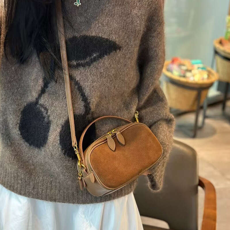 Handbag Shoulder Bag For Women Genuine Leather Women's 2025 New Niche Design Crossbody Versatile High-End
