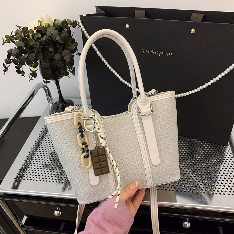 designer High-end Handheld Bucket Bag for Women 2025 New Korean Fashion Single Shoulder Bag Niche Simple Casual W