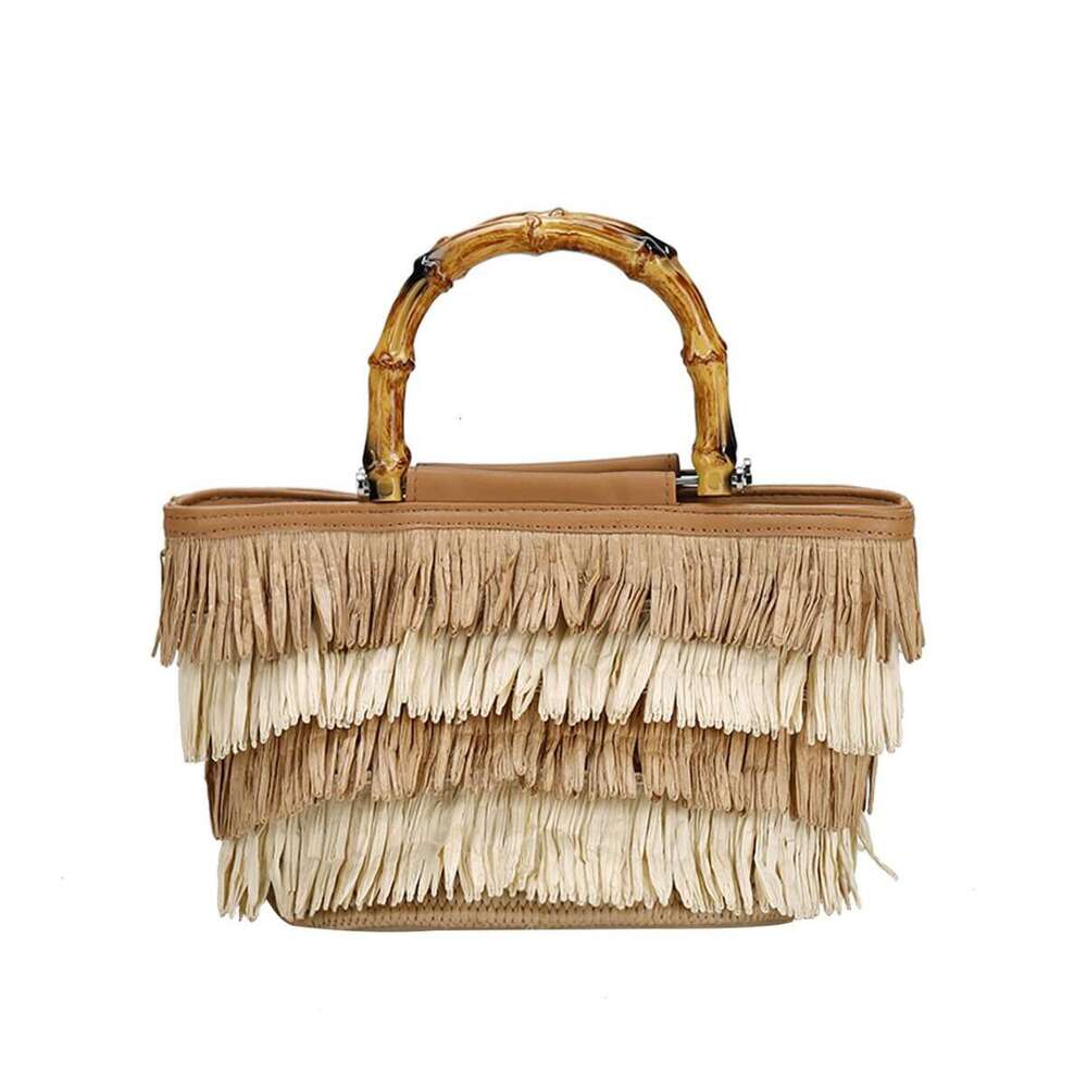 UR Vacation Straw Tote bag For Women New Summer Travel Beach Casual Shoulder bag Underarm Bag Handbag