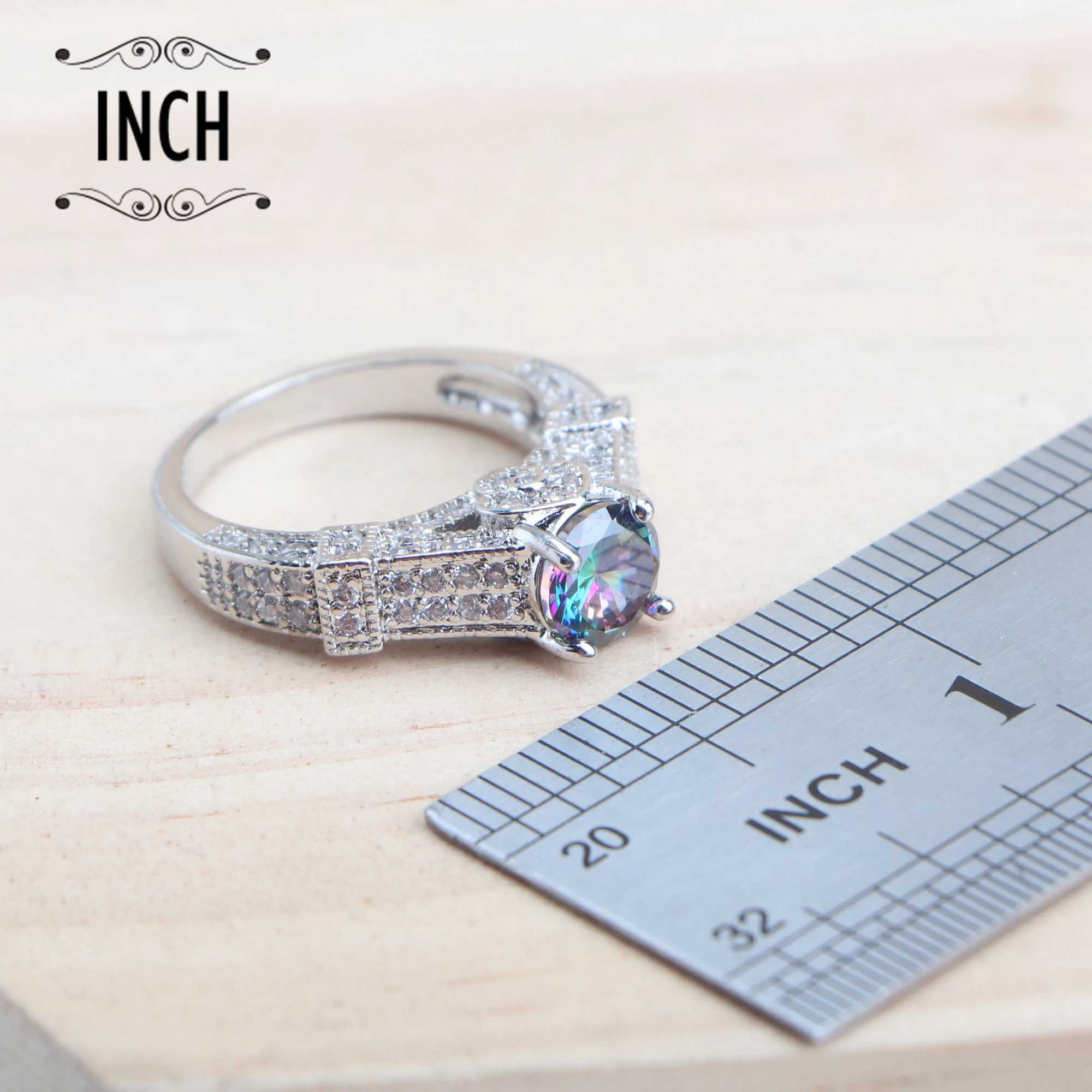 925 Sterling Silver Jewelry Sets For Women Wedding Jewelry Ladies Purple Zircon Earrings s Set Rings Pendant Necklace Z250607