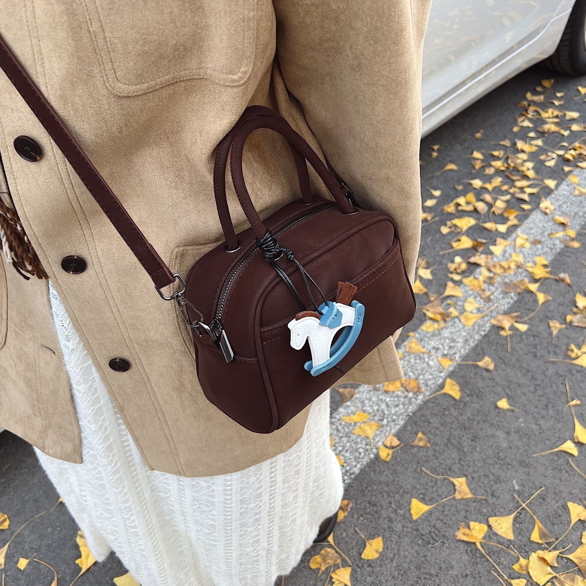 designer Korean Style INS Fashion Handbag Small Square Bag for Women 2025 Summer New Simple Versatile Shoulder Bag Casual Crossbody Bag