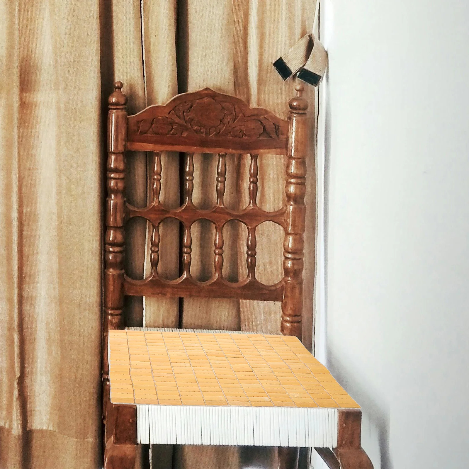 Bamboo Cooling Mat Car Seat Cushion For Women Office Chair Pad Car Seat Cushions Breathable Summer Small Portable Sofa Mats 250606