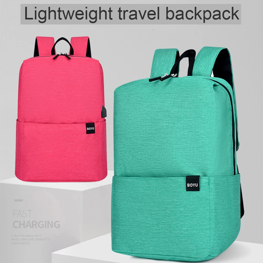 20L Fashion Backpack Waterproof Colorful Daily Bag Leisure Urban Unisex Sports Travel For Men Women School Bag 250605
