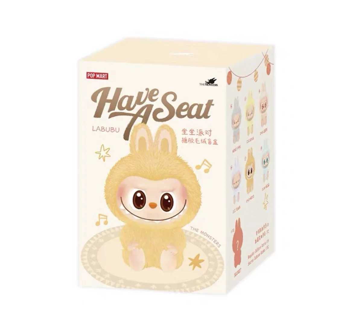 Labubu Have A Seat Series Vinyl Pendant Doll Model Toy In Stock Cute Monster Keychain High QualityXJ250607