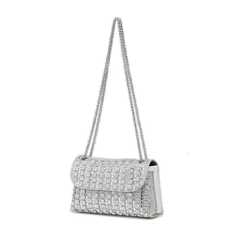 TikTok Super Popular Rhinestone Full Diamond 2023 New Fashion Dionysus High-end Summer Small Crossbody Bag with Diamonds for Women