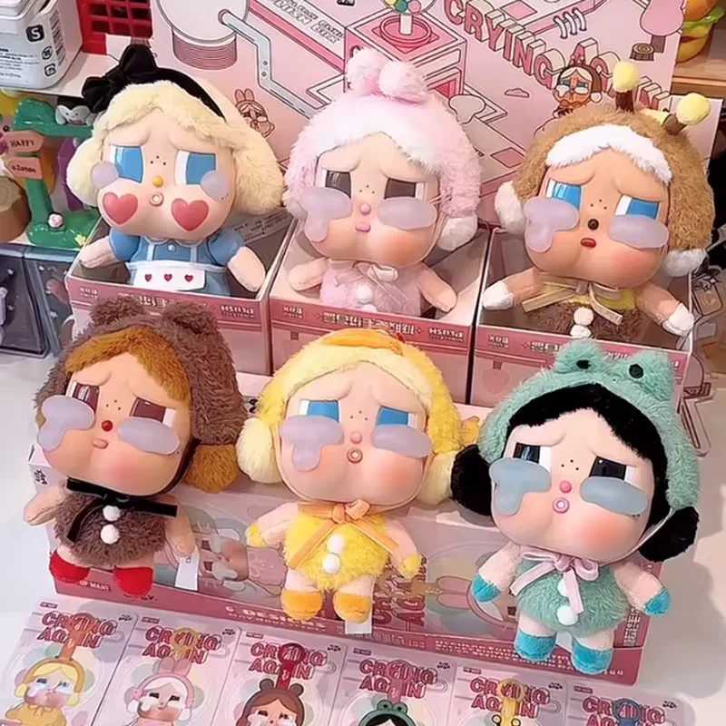 New Genuine Crybaby Crying Again Series Blind Box Figures Vinyl Face Doll Crybaby Pendant Keychain Mystery Box Toy Gift Z250607