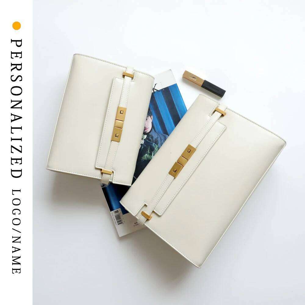 Free Custom First Letter Genuine Leather 2025 New High-Quality Cowhide Portable Crossbody Bag Women's